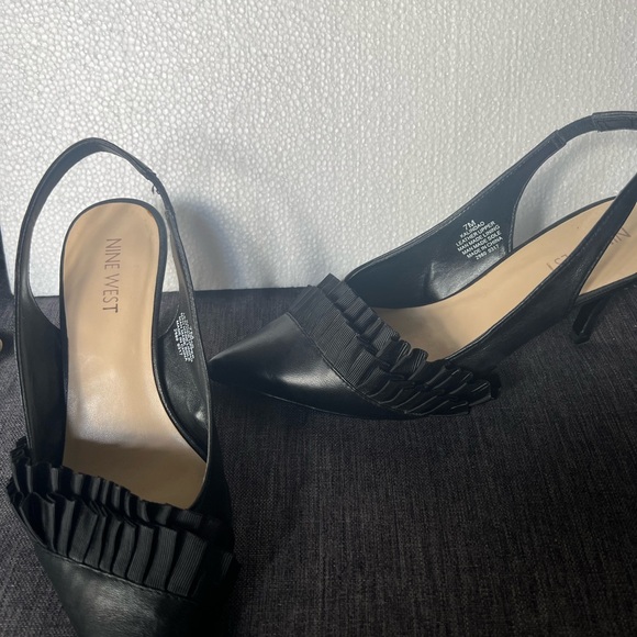 Nine West - Kalindao leather sling back pumps - Picture 2 of 2